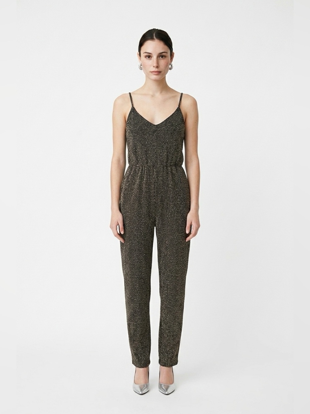 Monteau Lurex jumpsuit